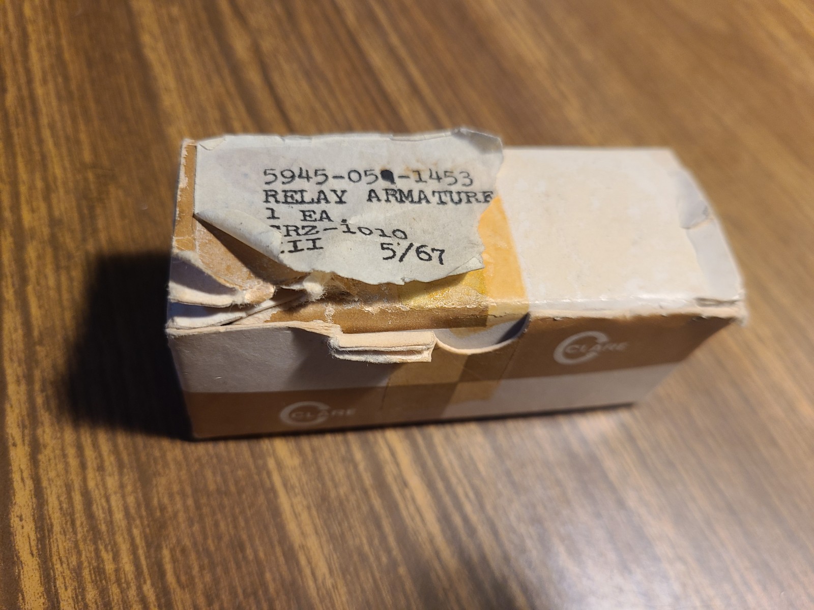 Lot Of 2 C.P. Clare CR2T-1010 Relay Armature CRZ-1010