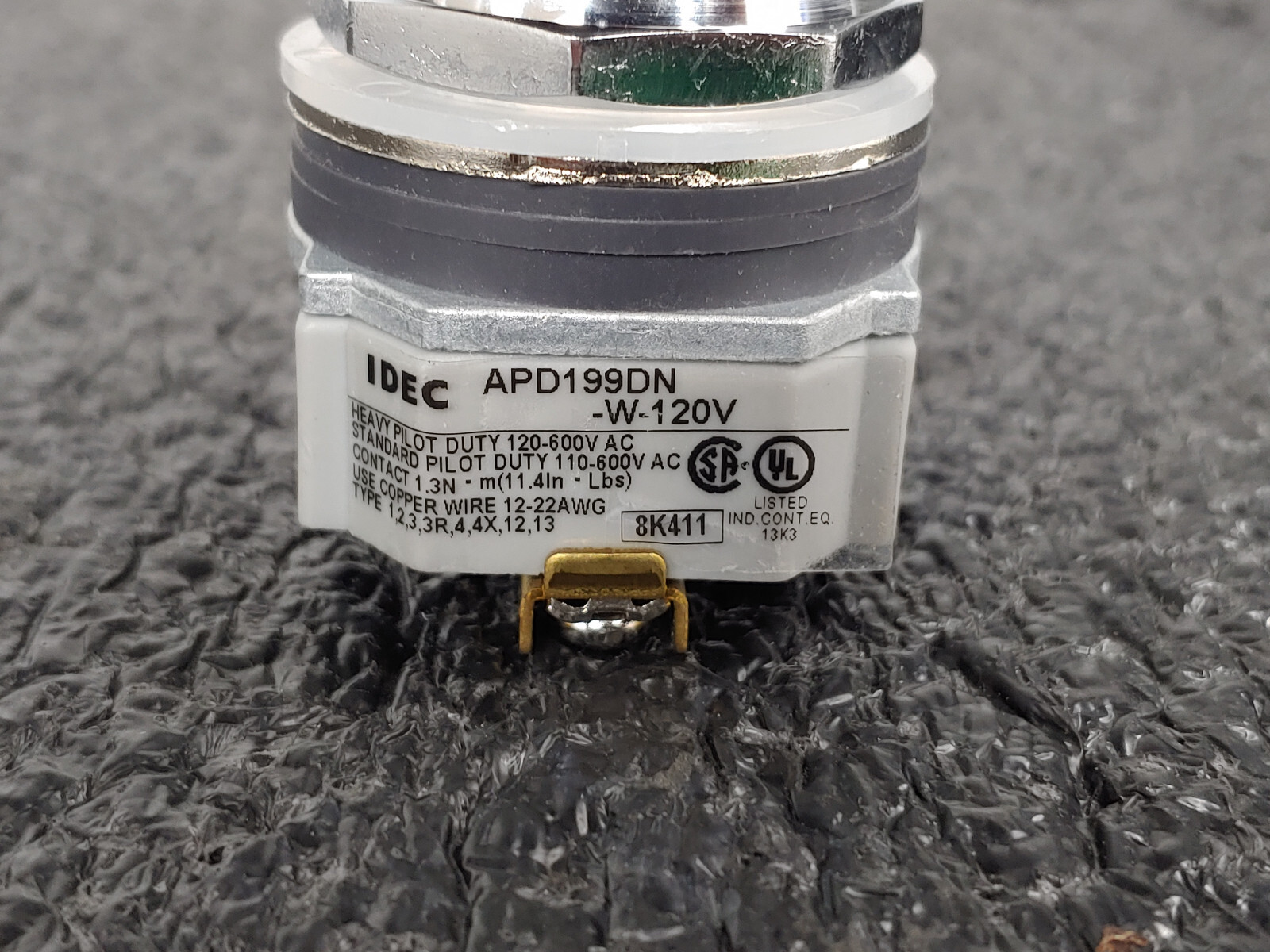 IDEC APD199DN-W-120V 30mm Pilot Light White