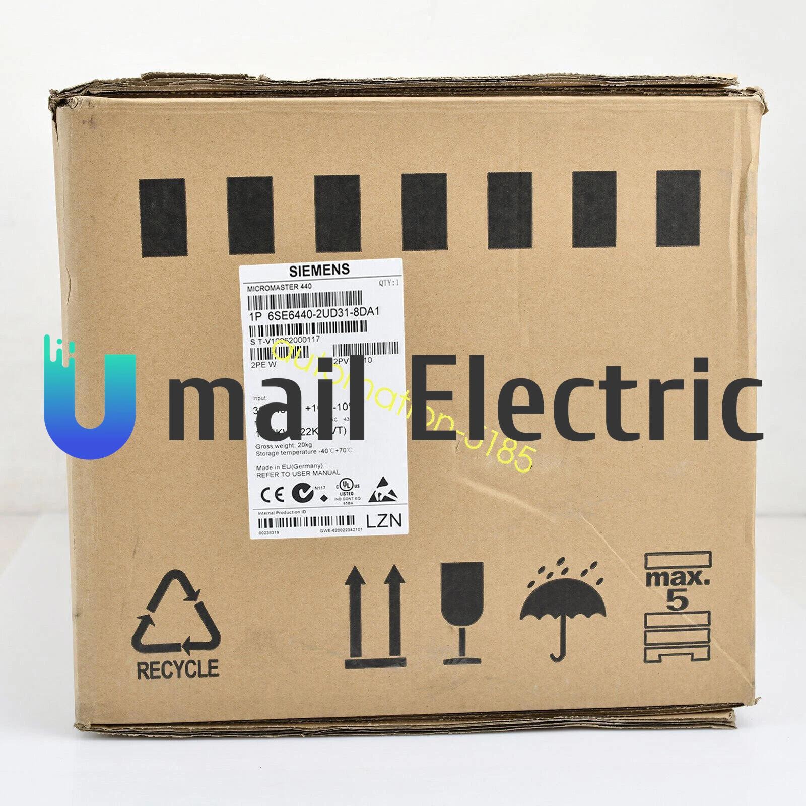 New SIEMENS In Box 6SE6440-2UE17-5CA1 6SE6 440-2UE17-5CA1 Fedex or DHL