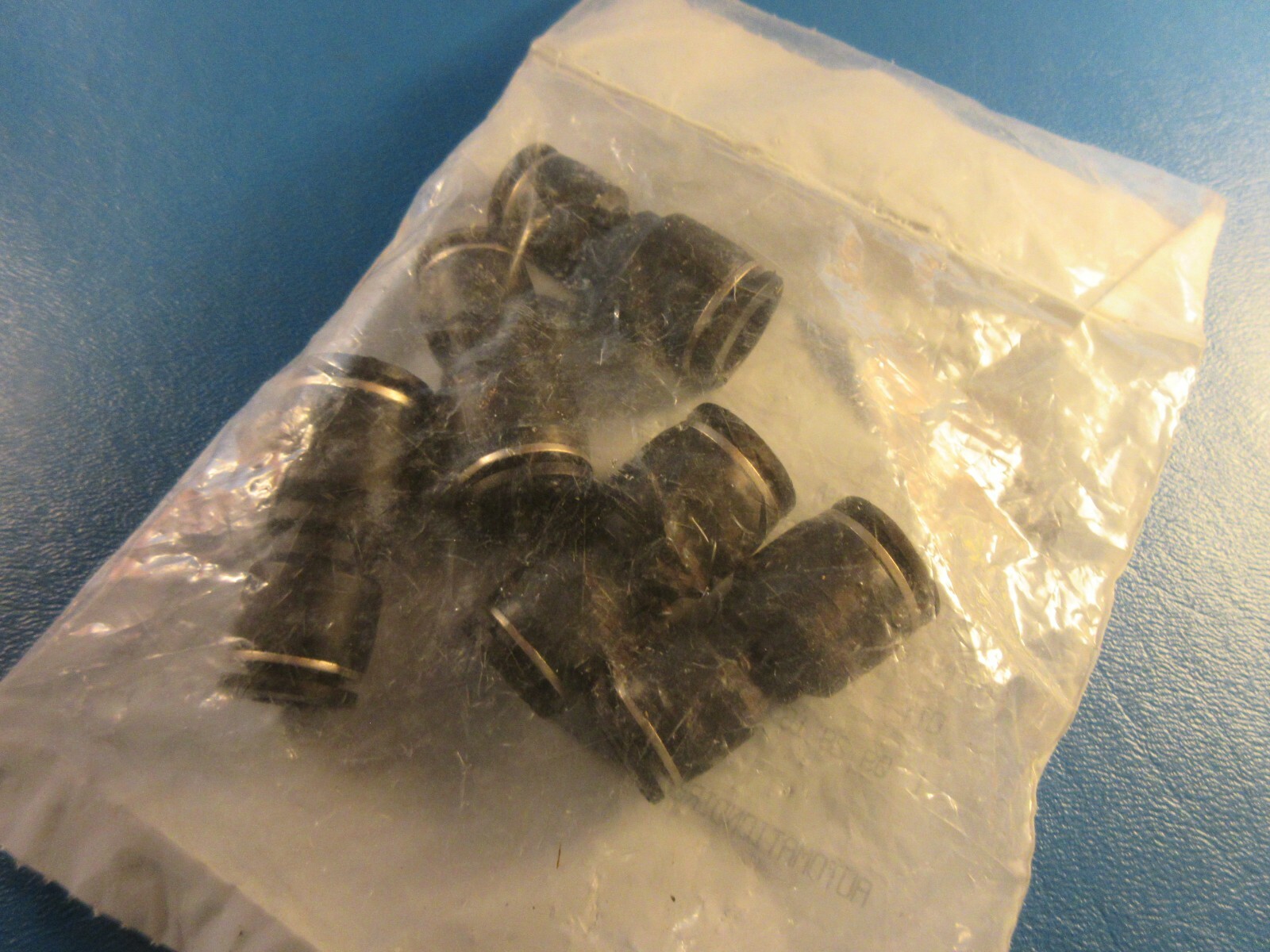 Pack of 5 Nitra Pneumatic UR12-38 Union Straight Reducer 1/2″ Tube to 3/8″ Tube