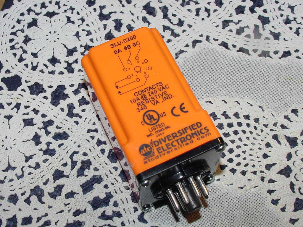 ATC Diversified Electronics SLU-0200, Phase Monitoring Relay, 550 VAC, SPDT, 10A