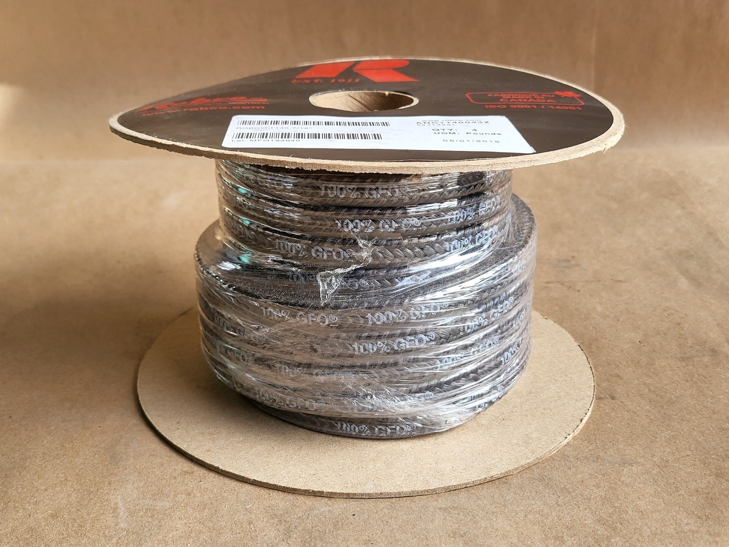 SURPLUS NEW Robco 1140 Compression Packing 7/16″ GFO – Valve Parts