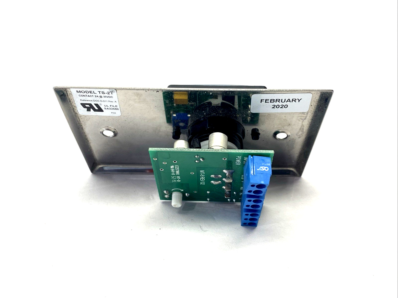 Assa Abloy TS-2T ALARM CONTROLS Push To Exit Button, Adjustable Electronic Timer