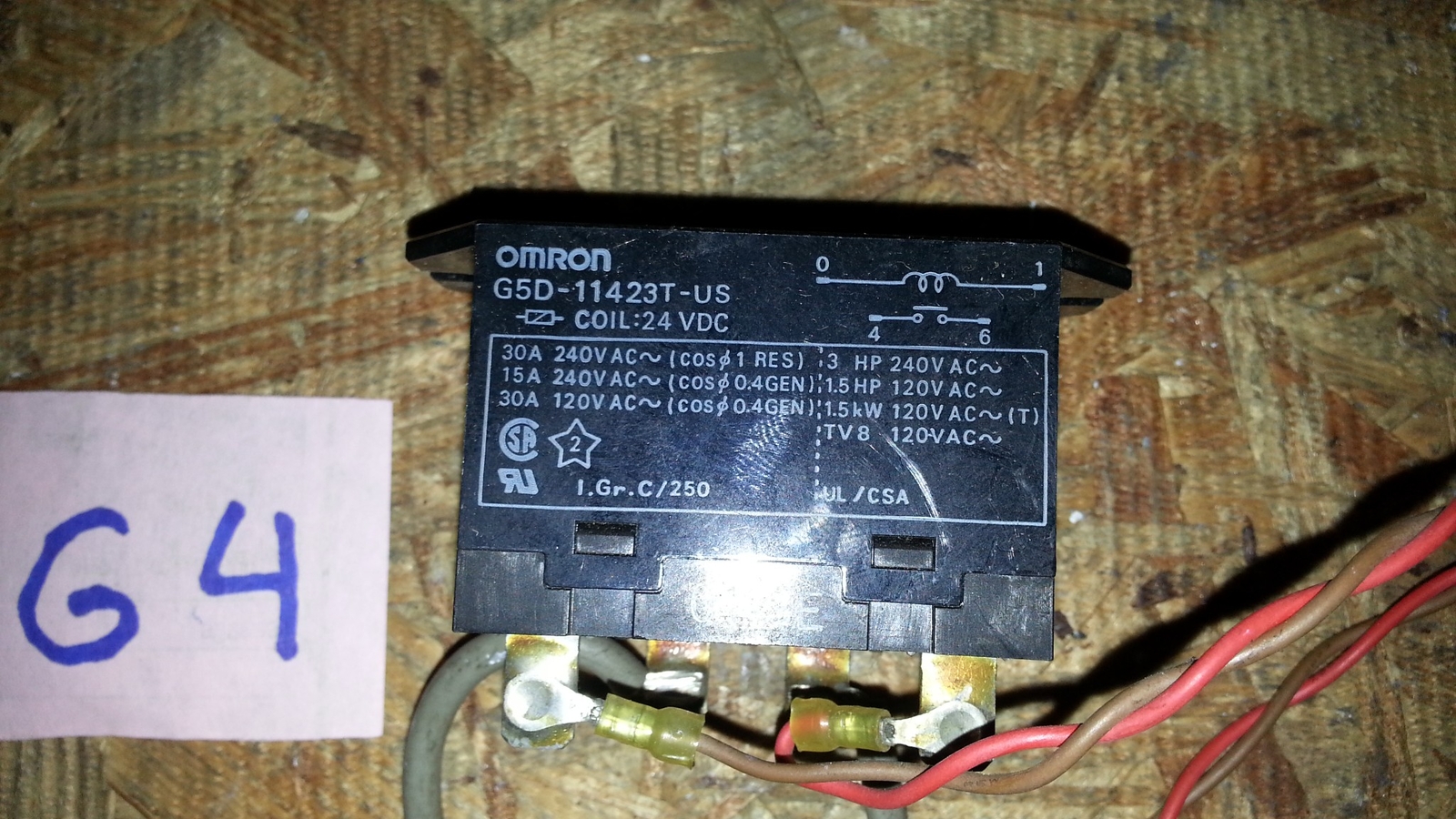 OMRON G5D-11423T-US 24VDC RGBS20 150K NOBLEU89