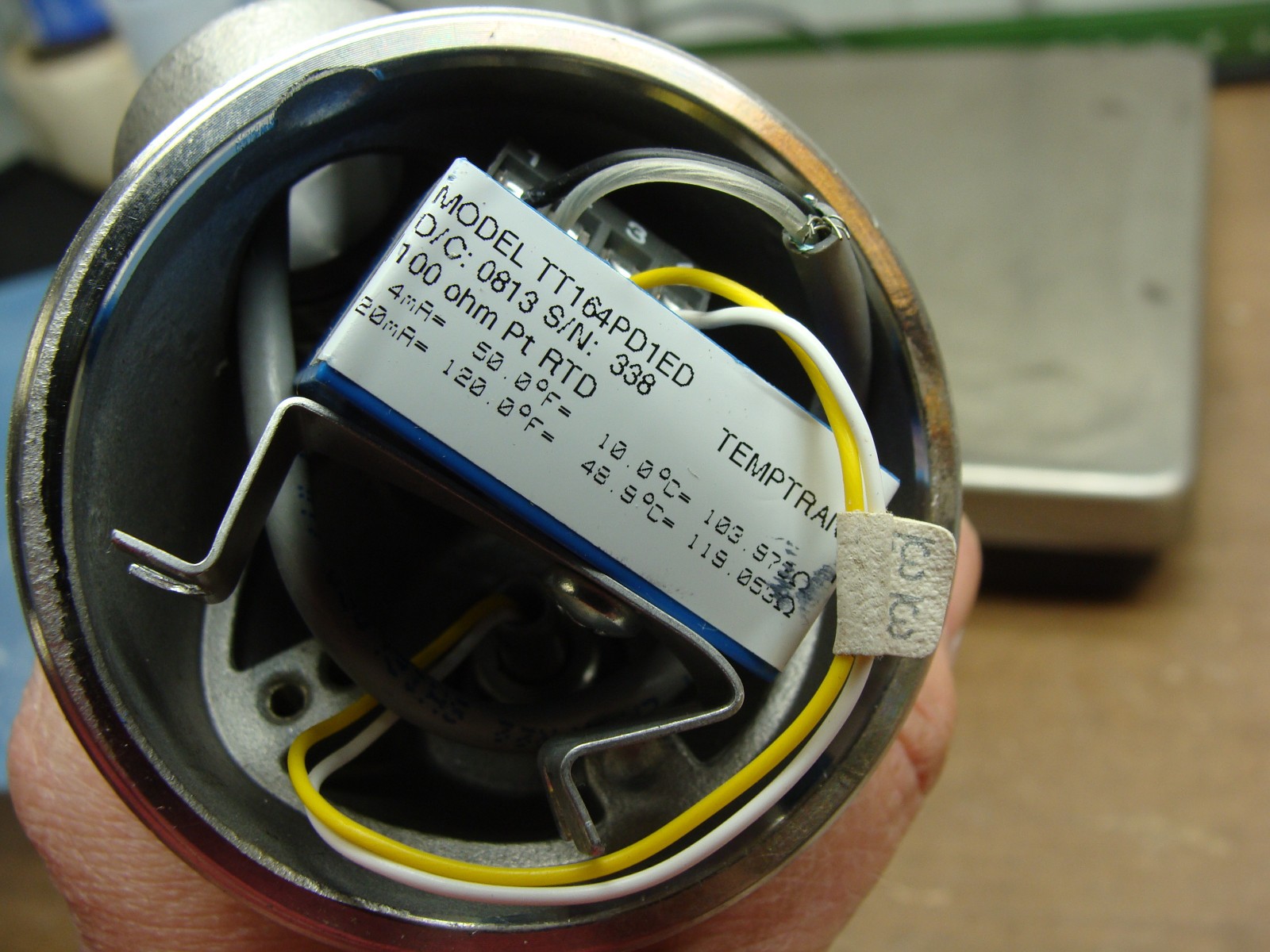 MINCO RTD / TEMP SENSOR ASSY CONNECTION HEAD CH360 TRANSMITTER TT164PD1ED