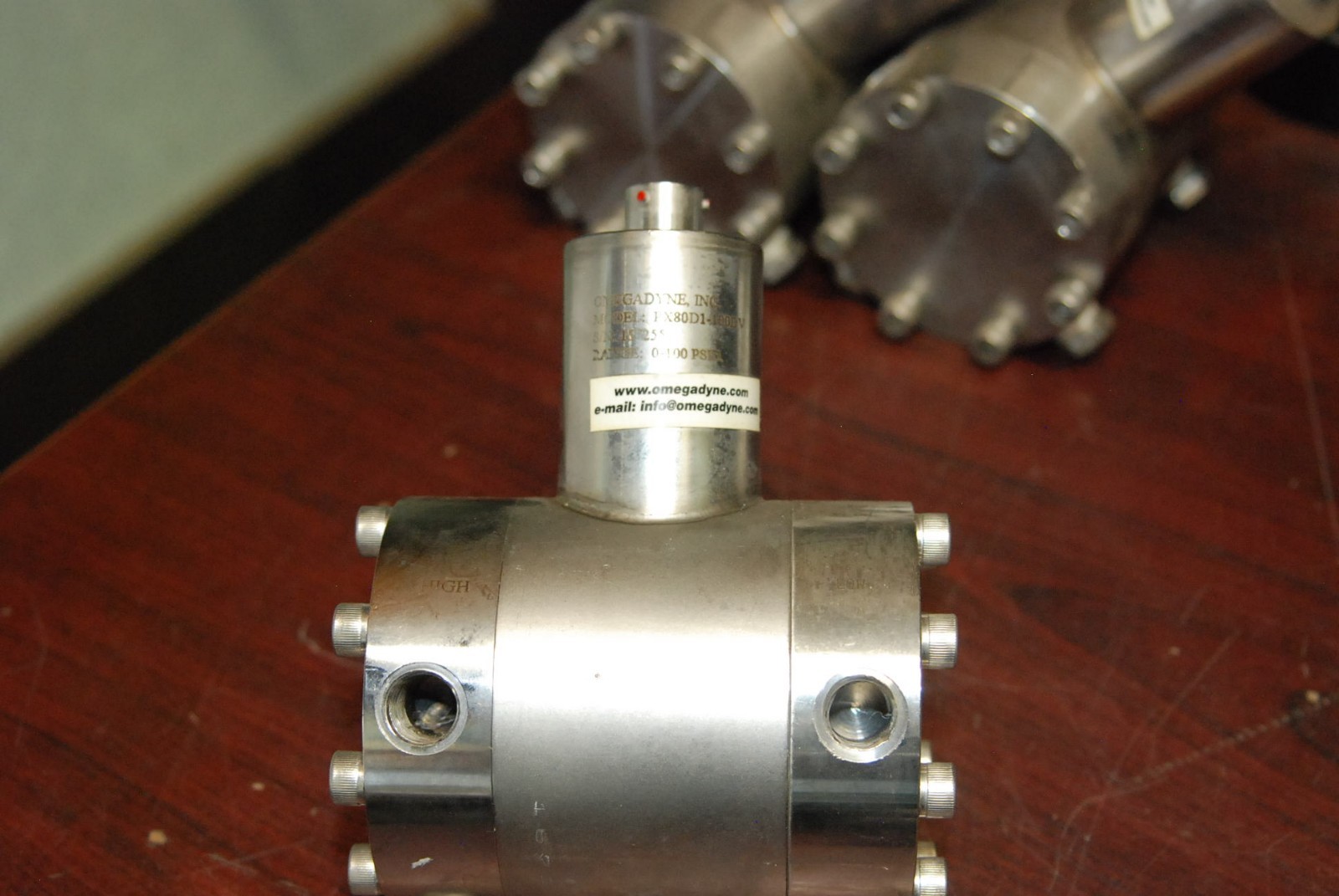 Omegadyne PX80D1-100DV, Wet Differential Pressure Transducer, Used