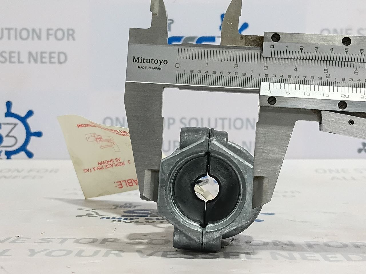 Heavy Duty Splitting Cable Clamp Cleat Anchor Marine Boat Ship Metal Part 000381