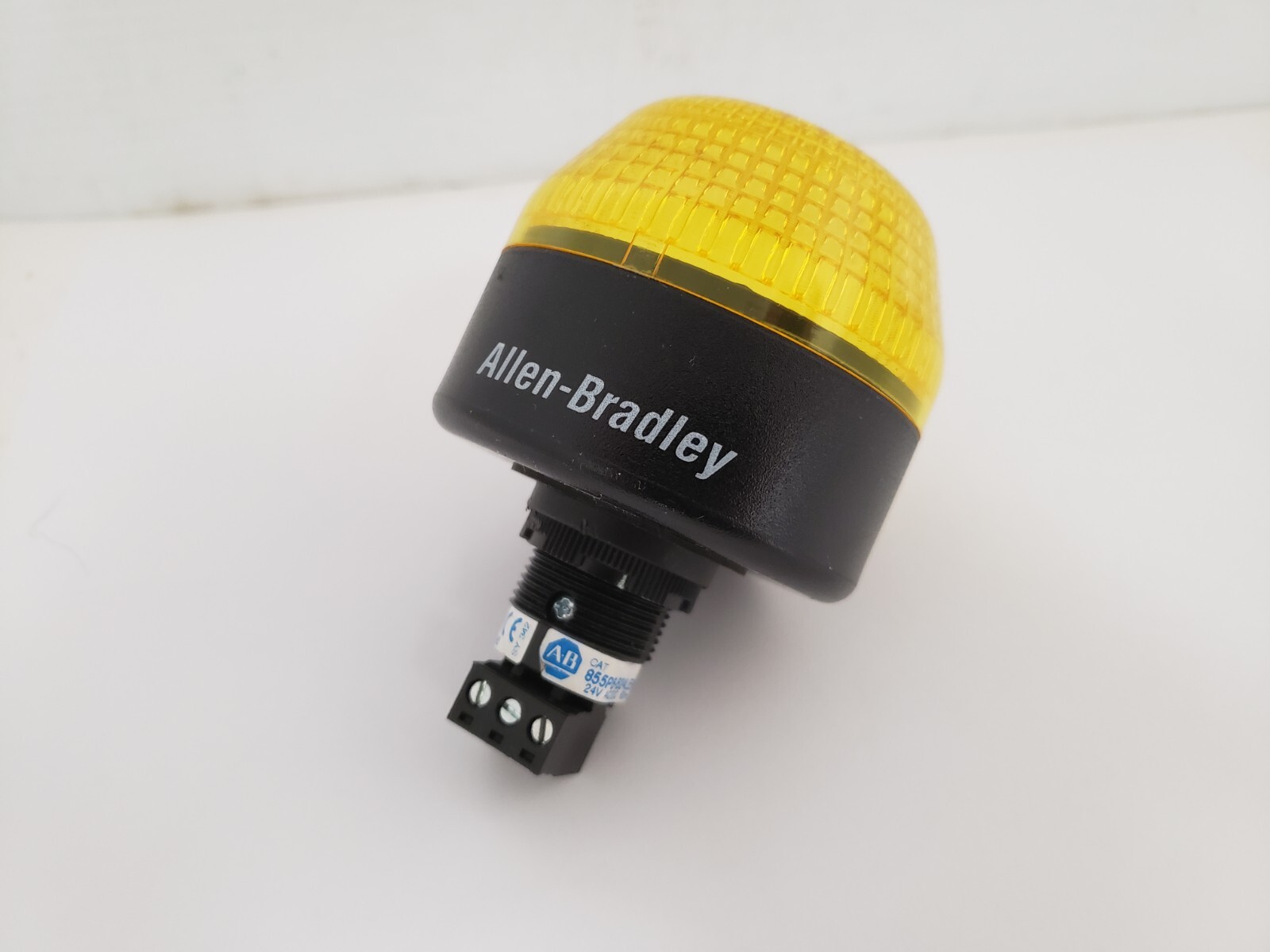 ALLEN BRADLEY 855PB-B24LE822 PANEL MOUNT SOUNDER 24V AC/DC YELLOW LENS SER A NNB