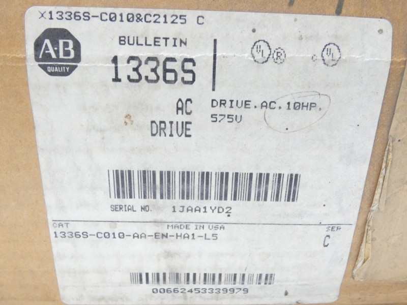 INDUSTRIAL SPARE PART 1336S-C010-AA-EN-HA1-L5 SER. C 575V 12A NSMP