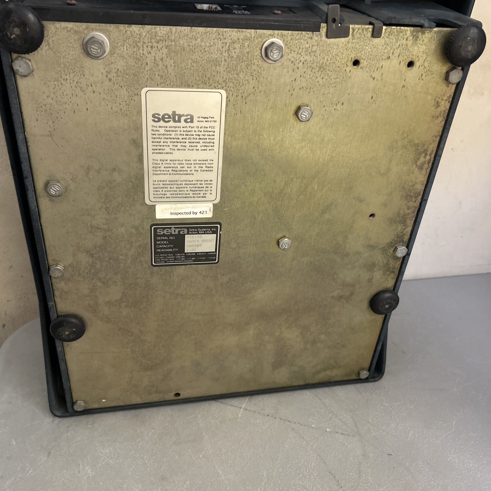 Setra Super Count Scale 50000G 110 Lbs – High Resolution Counting Scale