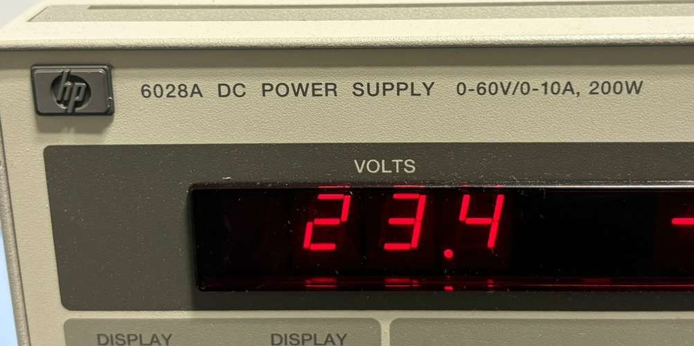 HP Hewlett Packard 6028A DC Power Supply 0-60V/0-10A, 200W