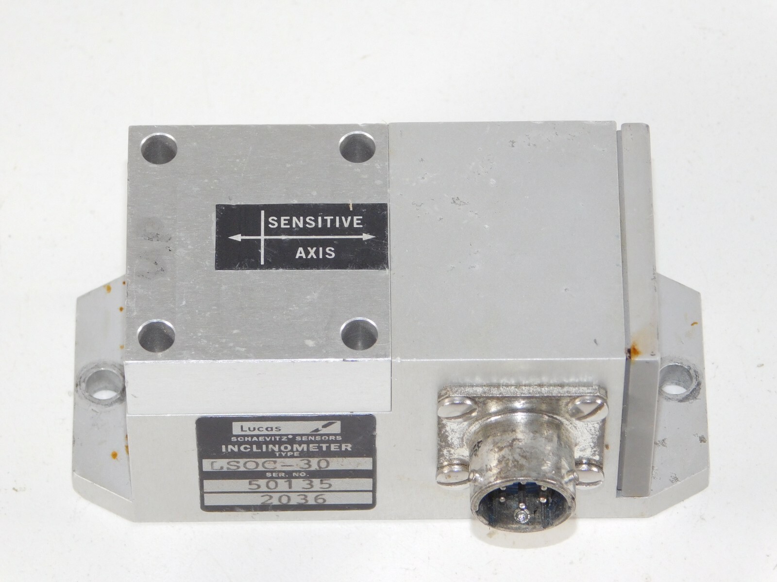 Lucas Schaevitz LSOC 30 Industrial Precision Servo Inclinometer Sensor Unit