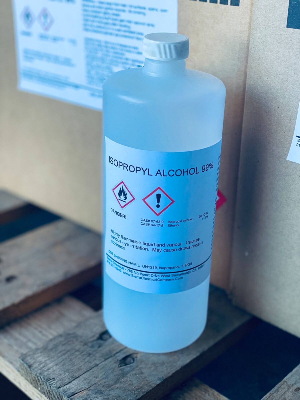 Isopropyl Alcohol 99% 1 Quart Solvent