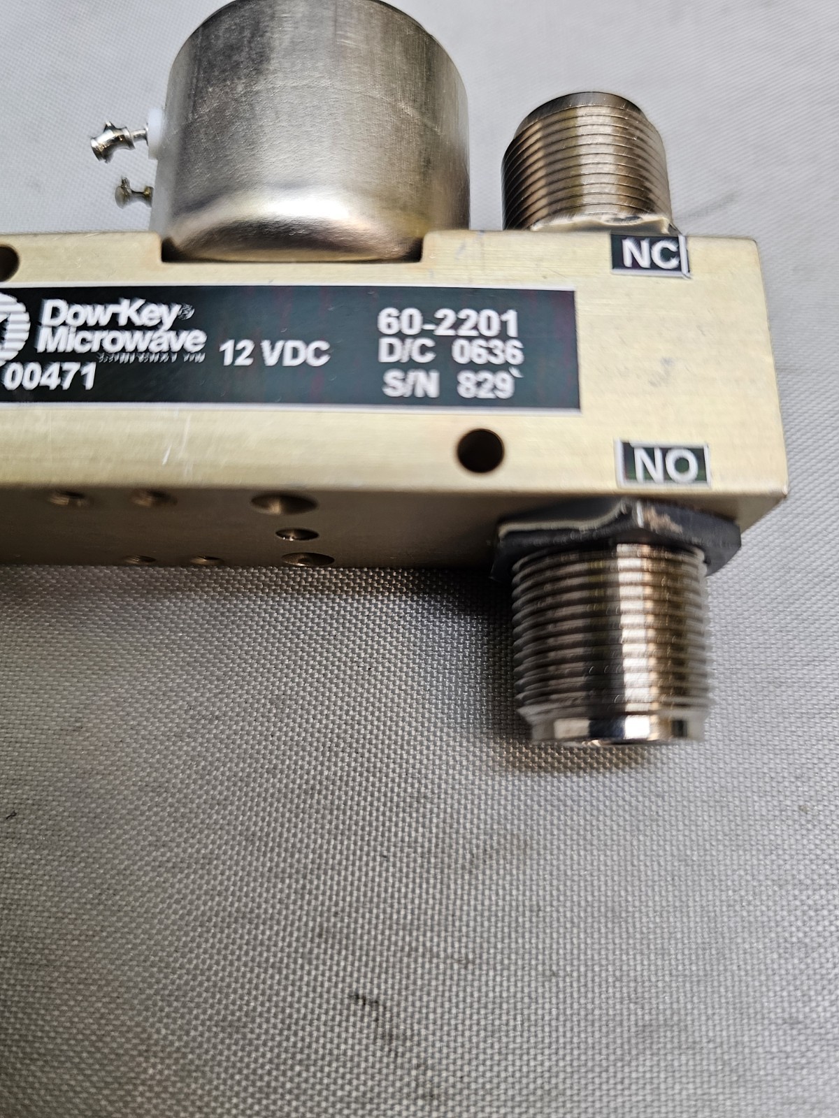 Dow-Key Microwave 60-2201 Coaxial Switch SPDT Switch