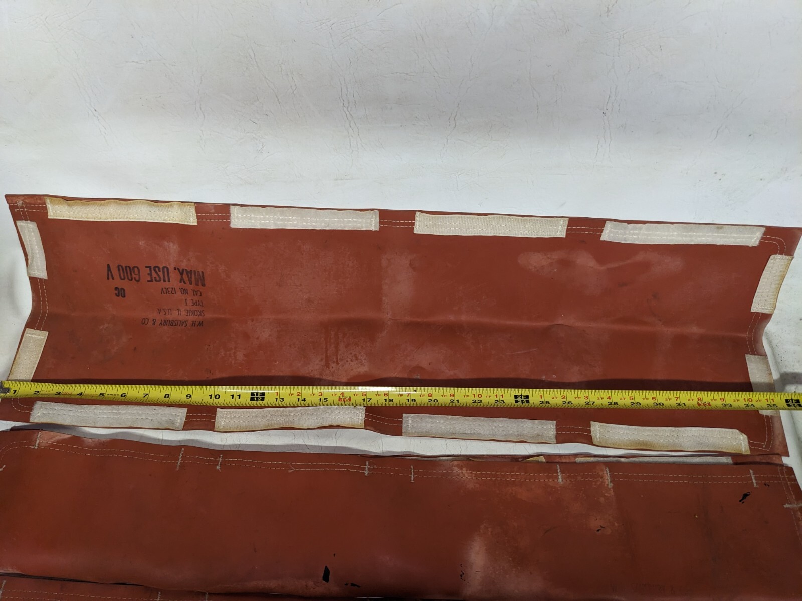 Set of 3 W. H. Salisbury Type I Cat No. 123LV Max Use 600V Mats 3ft by 1ft (M6)