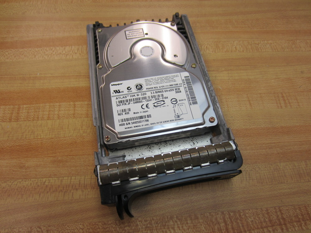Maxtor KU36J461 ATLAS 10K III-320 Hard Drive JP-04M060-12541-2CD-01D4