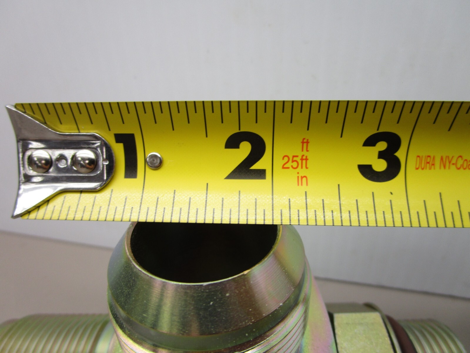 New Flyer 115509 Hydraulic Relief Valve Tee 65PSI 1″ ORB x 1-1/4″ x 1-5/8″ JIC
