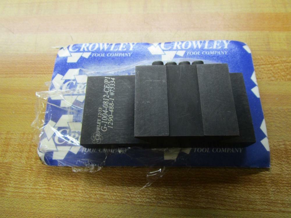 Crowley Tool G-1004-0812-CE/P1 Linear Tooling Insert G10040812CEP1