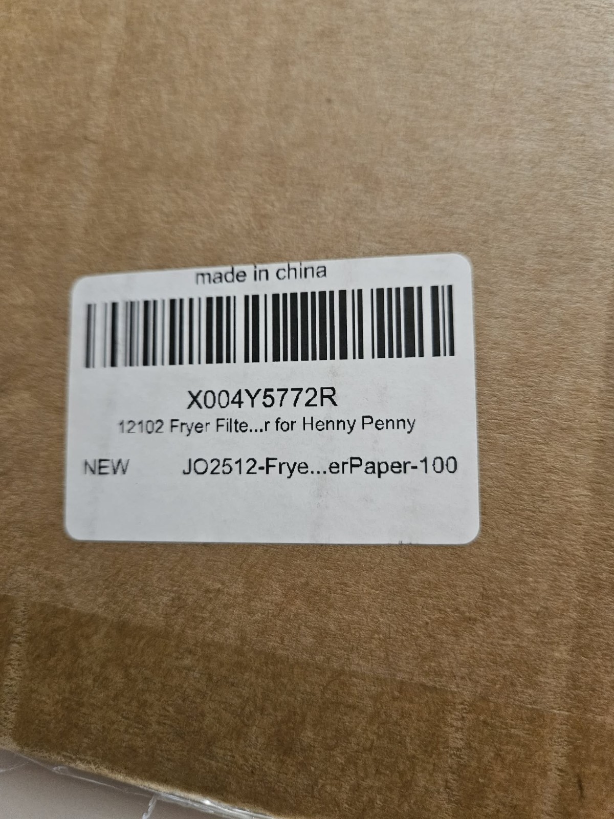Henny Penny 12102 Fryer Envelope Filter Sheets – 13.5″ x 20.5″ – Case of 100
