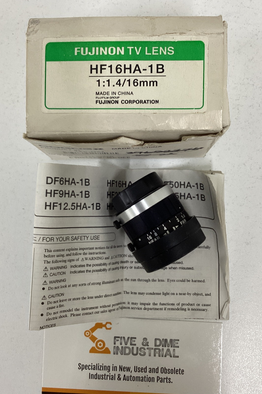 Cognex LFC-16F / 114-0083R Fujinon Lens (CL257)