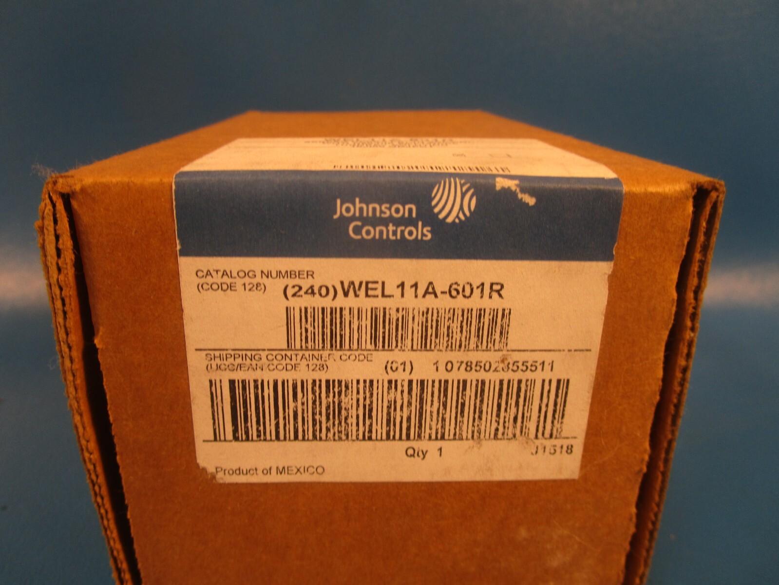 Johnson Controls WEL11A-601R, Temperature Sensor, Immersion Well, Direct Mount