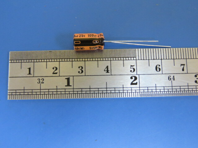SPRAGUE 515D107M025AA6A Qty of 90 per Lot Aluminum Electrolytic Capacitors – Ra