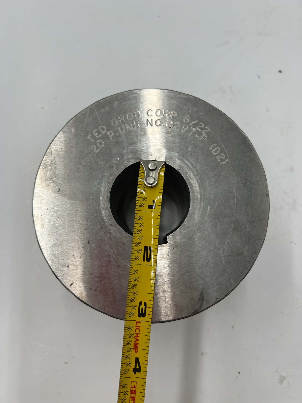 Ted Grob Corp 8297-P Thread Rolling Die 6/22 1/4-20 P.UNR (D2) 4 1/2″ x 1 1/2″