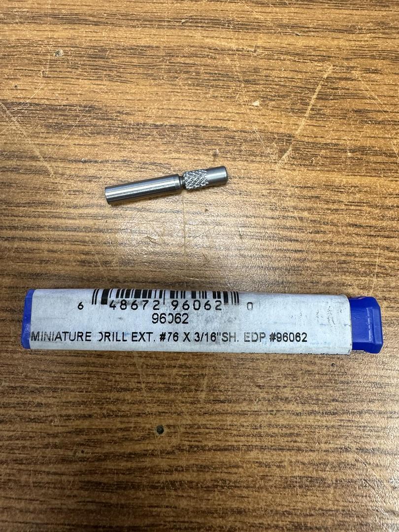 Whitney Tool 3/16″Shank Mini Drill Extension.20″Hole #76 Drill Size GHA-132