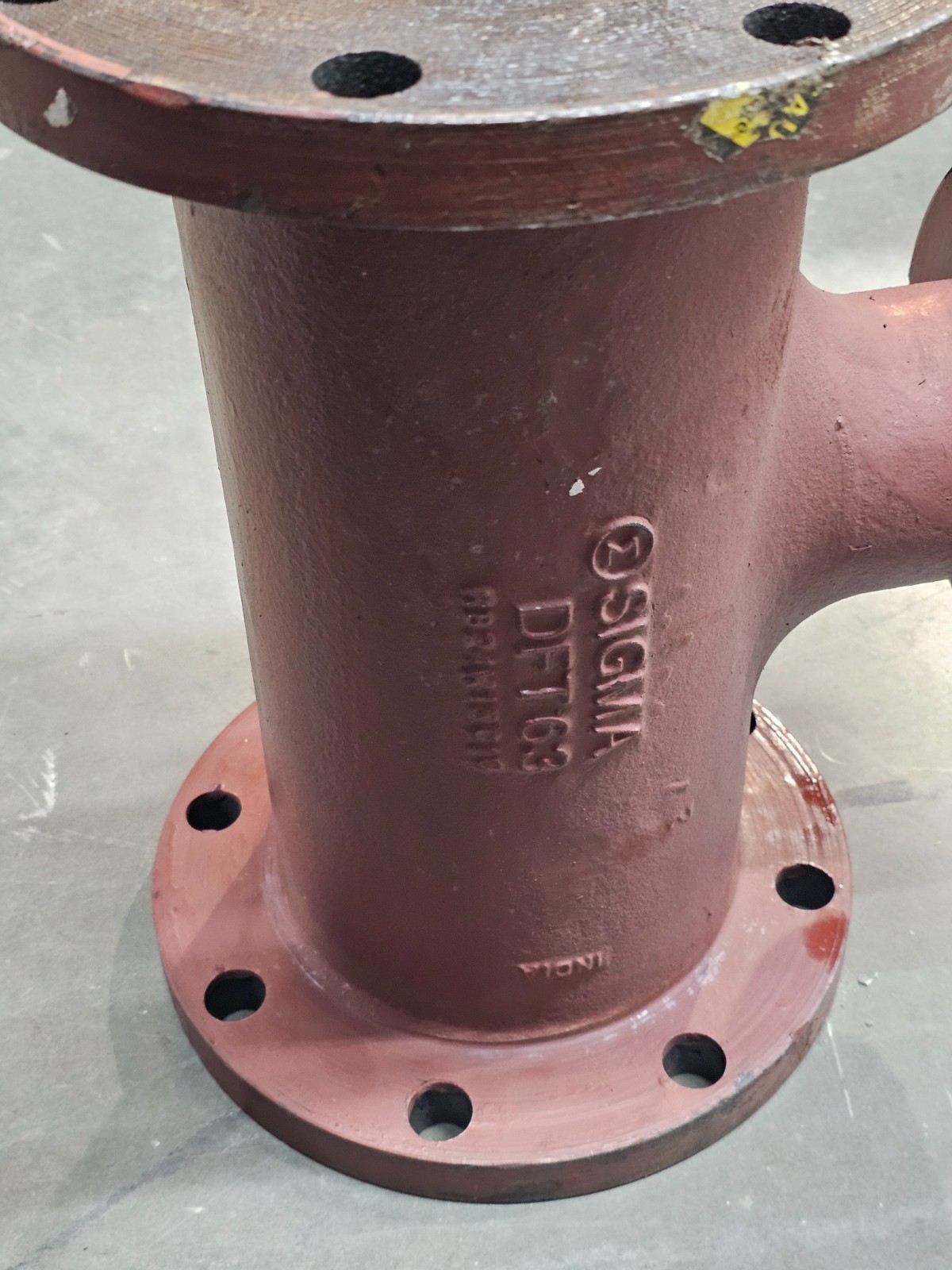 SIGMA DFT63 6″ X 6″ X 3″ FLANGED TEE CAST IRON FLANGED xFLANGED xFLANGED 250 PSI