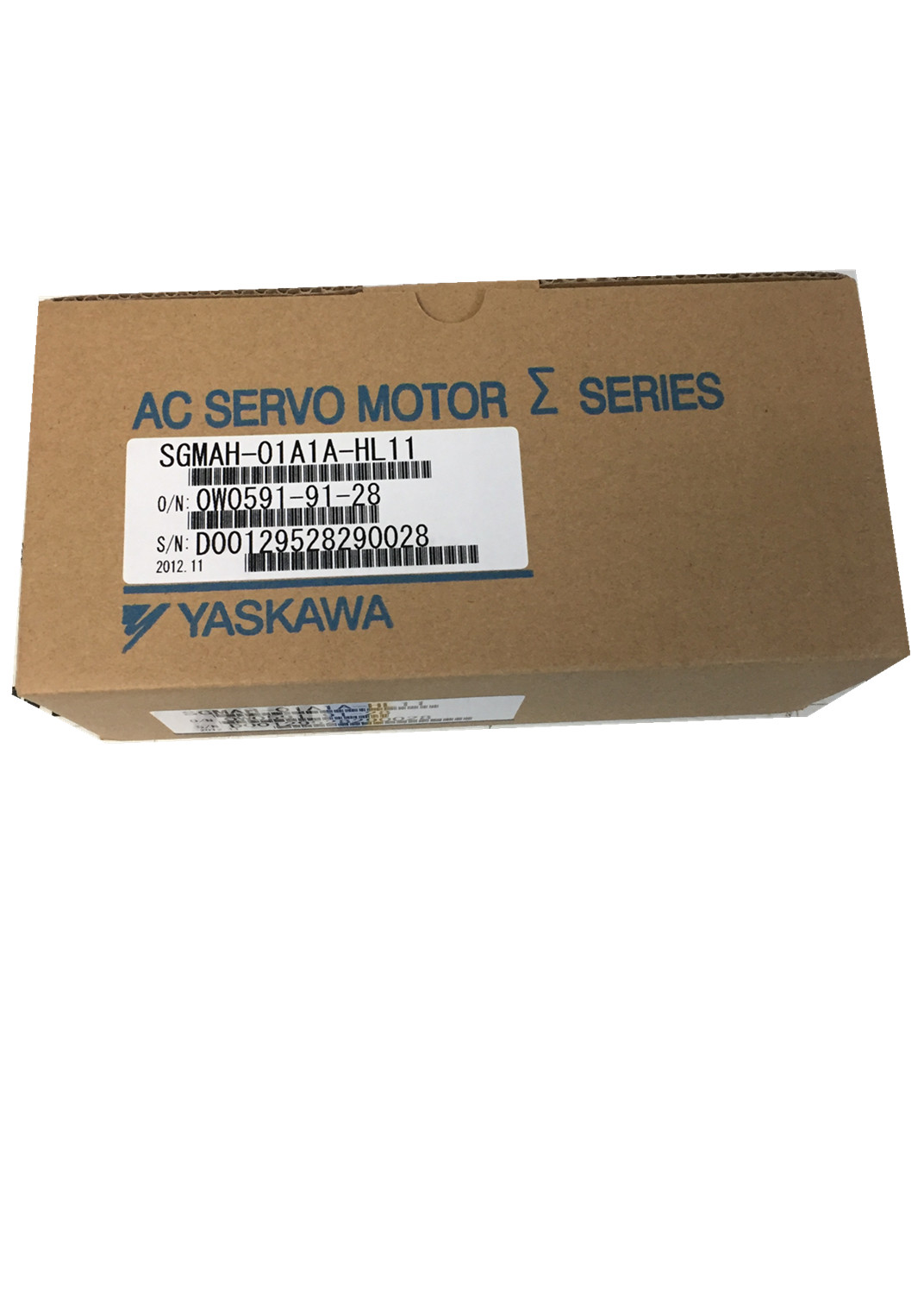 Yaskawa SGMAH-01A1A-HL11 AC SERVO MOTOR 0.91AMP 200V 100W NEW