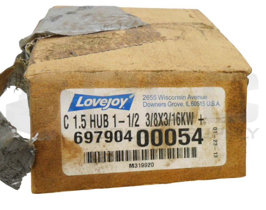NEW LOVEJOY 69790400054 FLEX HUB 1-1/2″ BORE C 1.5 HUB 1-1/2 3/8X3/16KW *READ*