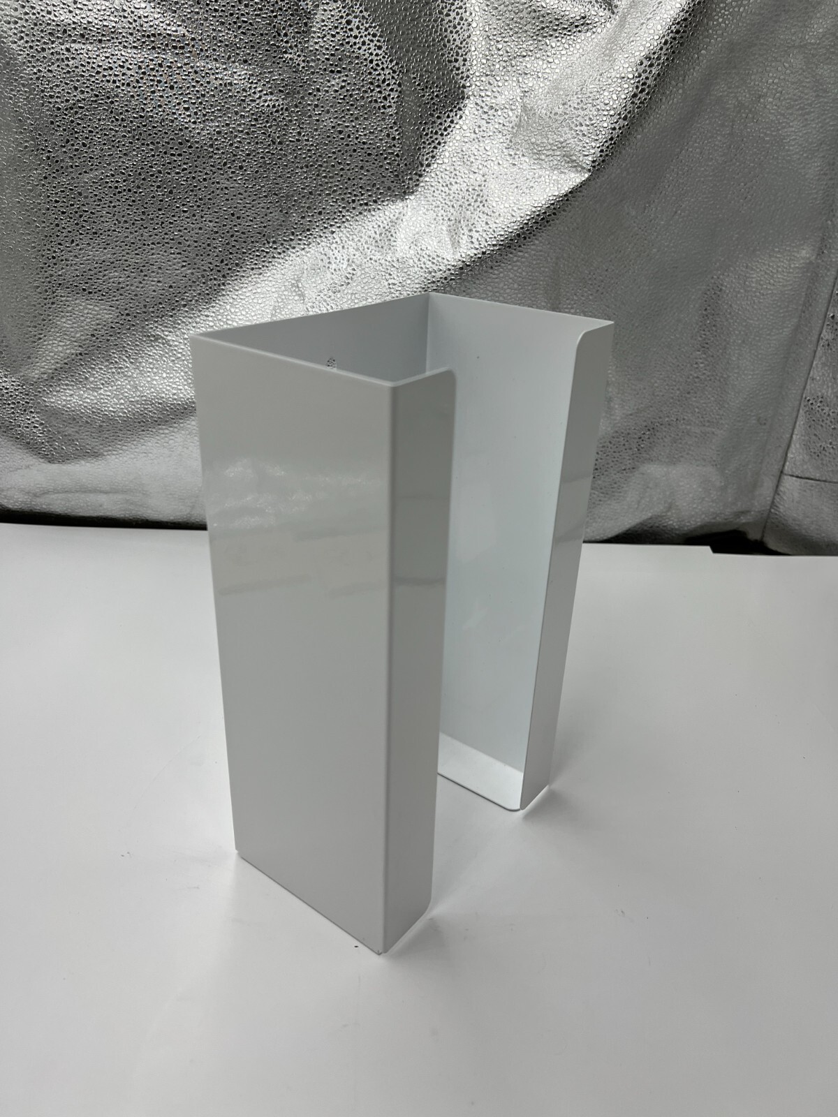 San Jamar White Enamel Dispenser G0802 for Disposable Gloves Steel Durable