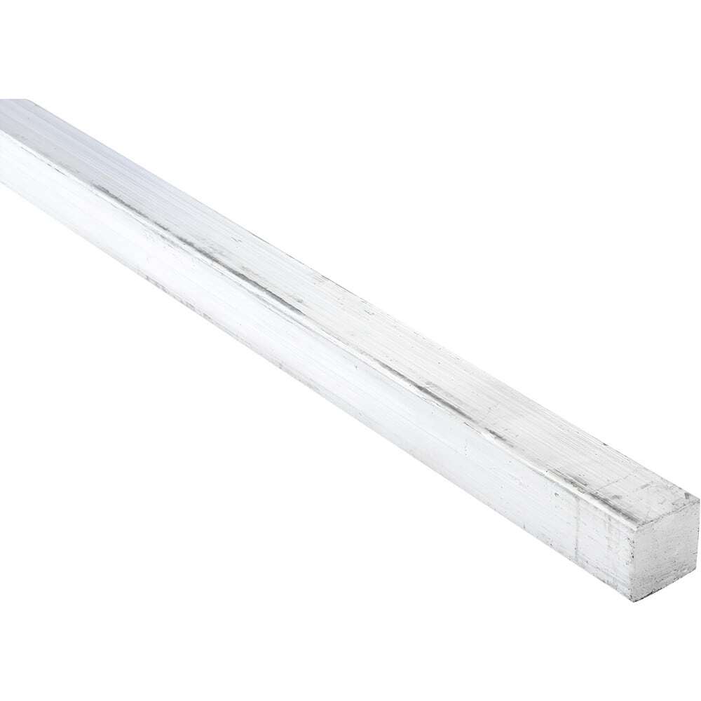1/2″ Square x 72″ Long, Aluminum Square Bar +/- 0.25″ Tolerance, Alloy 6061