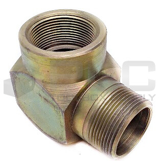 NEW #16 1-1/2″ ID 1-7/8″ OD MALE 3/4″ ID FEMALE HYDRAULIC 90° ELBOW FITTING