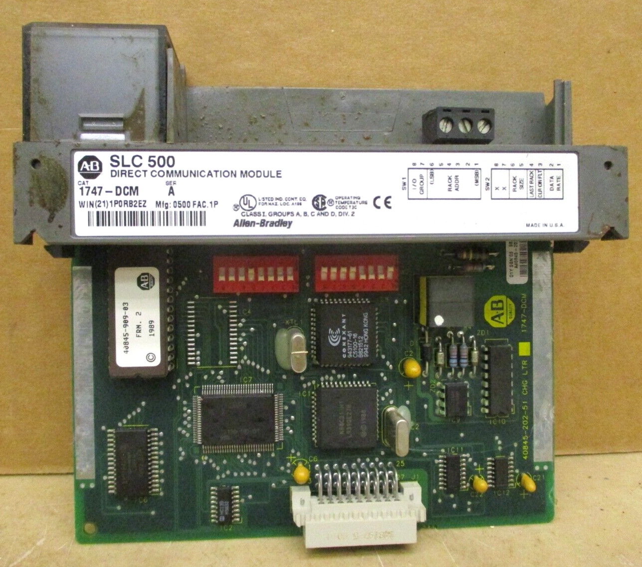 Allen-Bradley SLC 500 1746-P3 SLC 5/04 CPU 1747-L541 1747-DCM 1747-SDN 48681GN