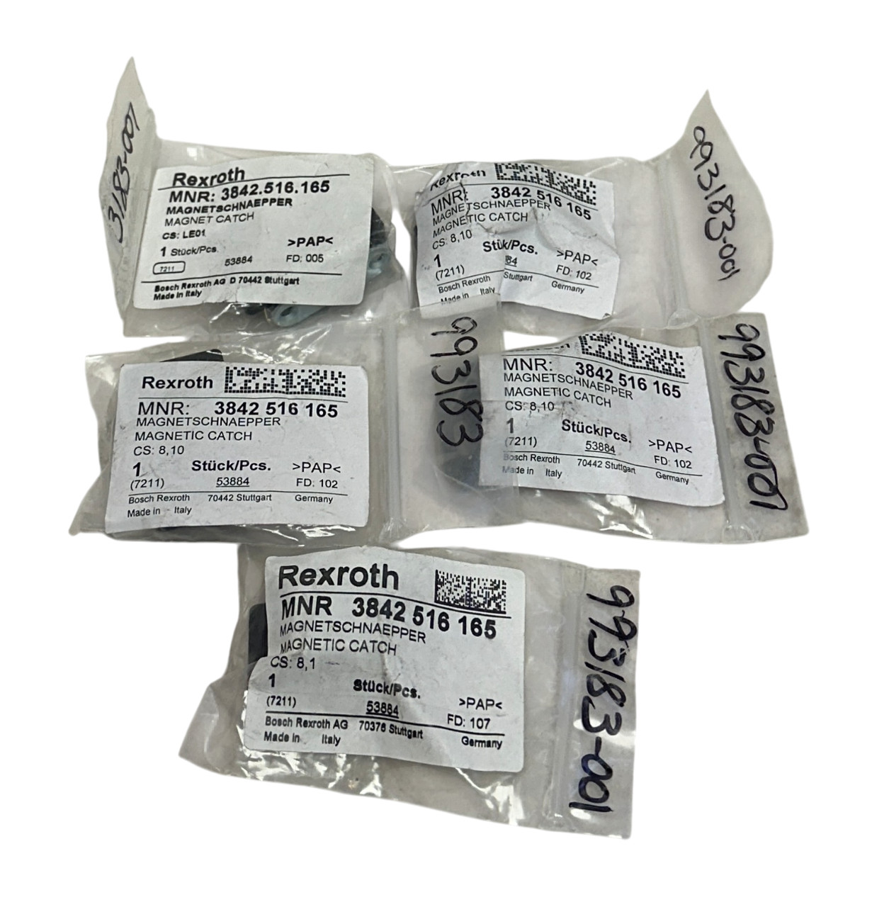 5 BOSCH REXROTH 3842 516 165 / CS 8.10 / 3842516165 MAGNET CATCHES OEM NSMP