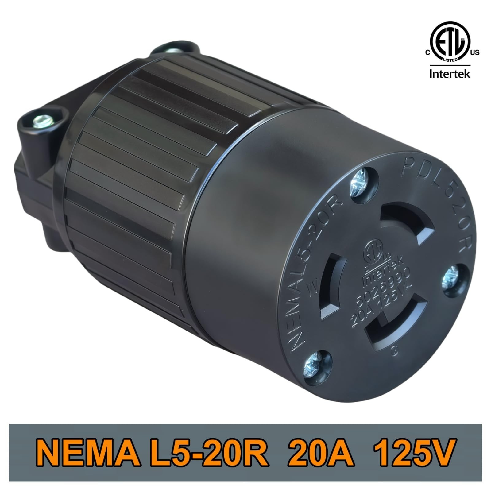 NEMA L5-20R Locking Plug Receptacle,Twist Lock L5-20R 20Amp 125Volt AC Connec…