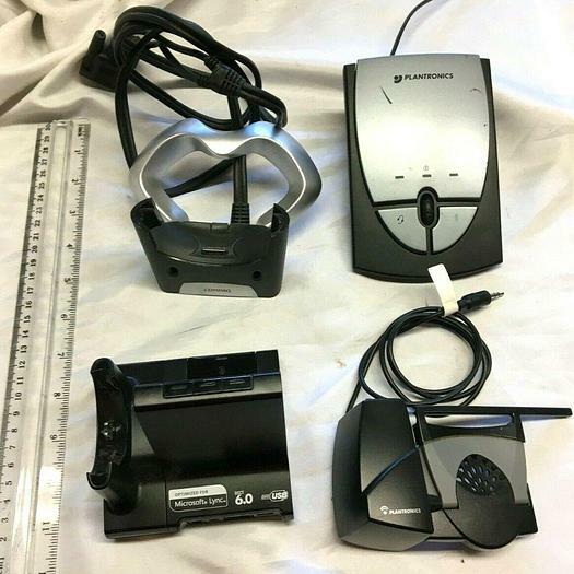 Plantronics Lot of 4 Charging Base S12, W02, HL10 4216, Compaq 250181-B21