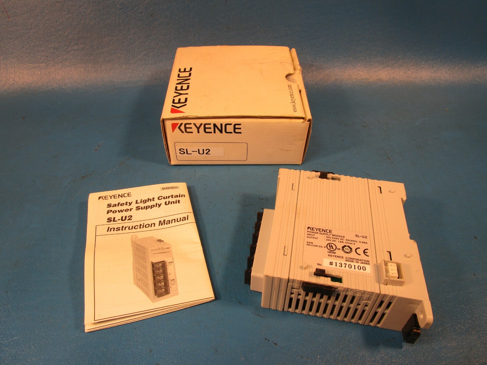Keyence SL-U2 Safety Light Curtain Power Supply Unit