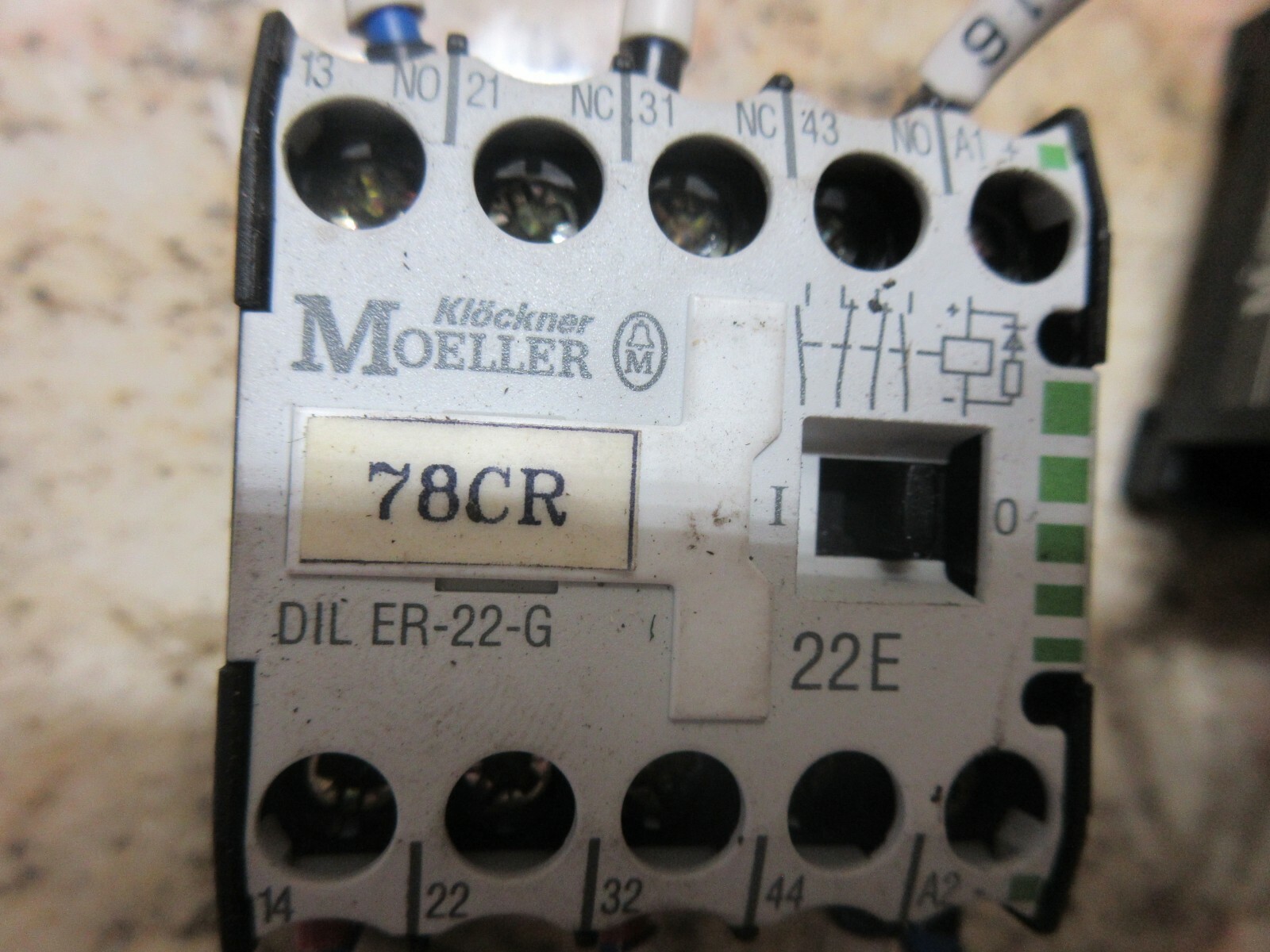 KLOCKNER MOELLER MOTOR STARTER DIL ER-22-G 22E TOYODA FA450 CNC