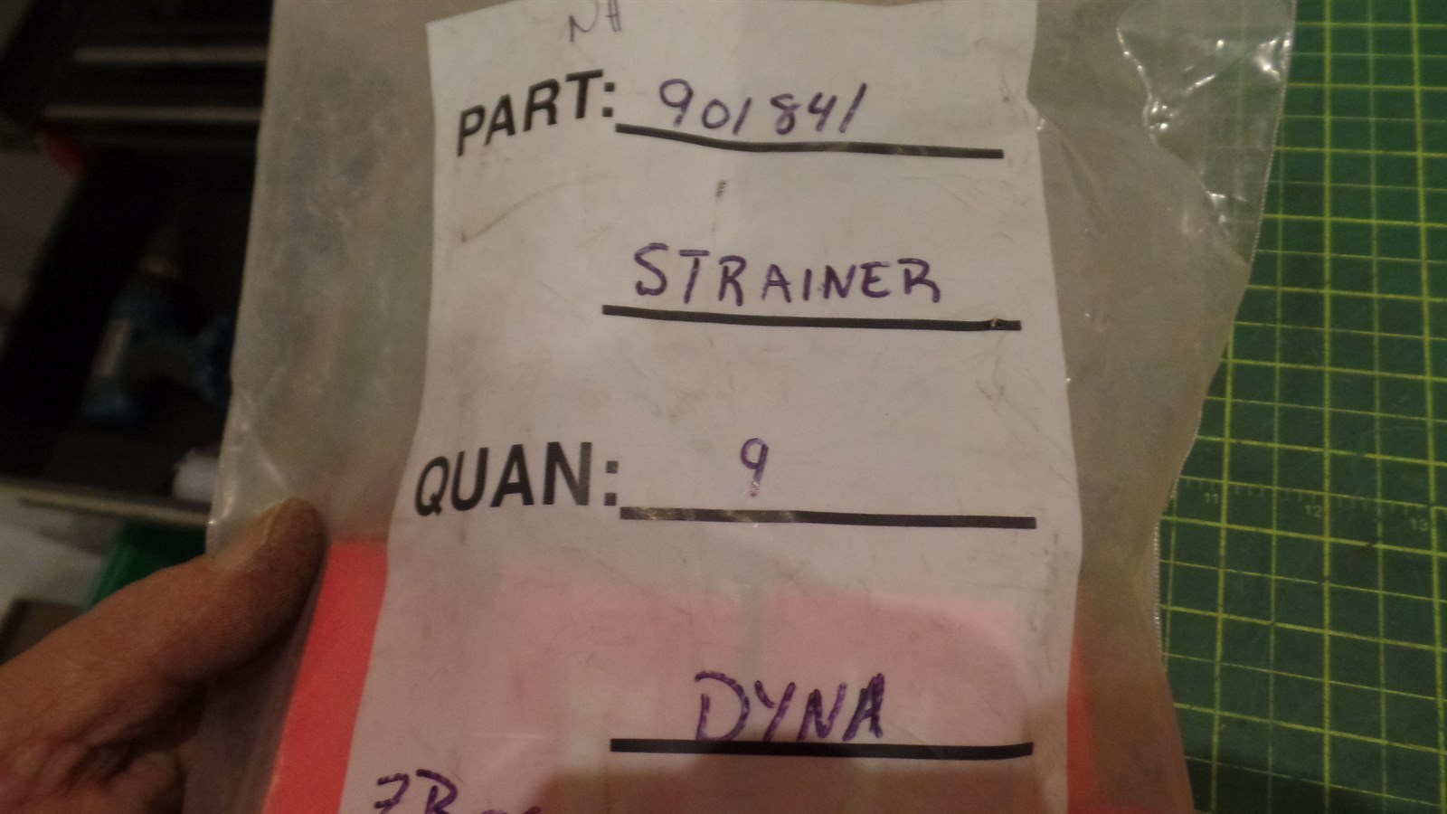 GENUINE DYNAPAC METAL STRAINER ASSEMBLY 901-841, 901841, NIB, N.O.S
