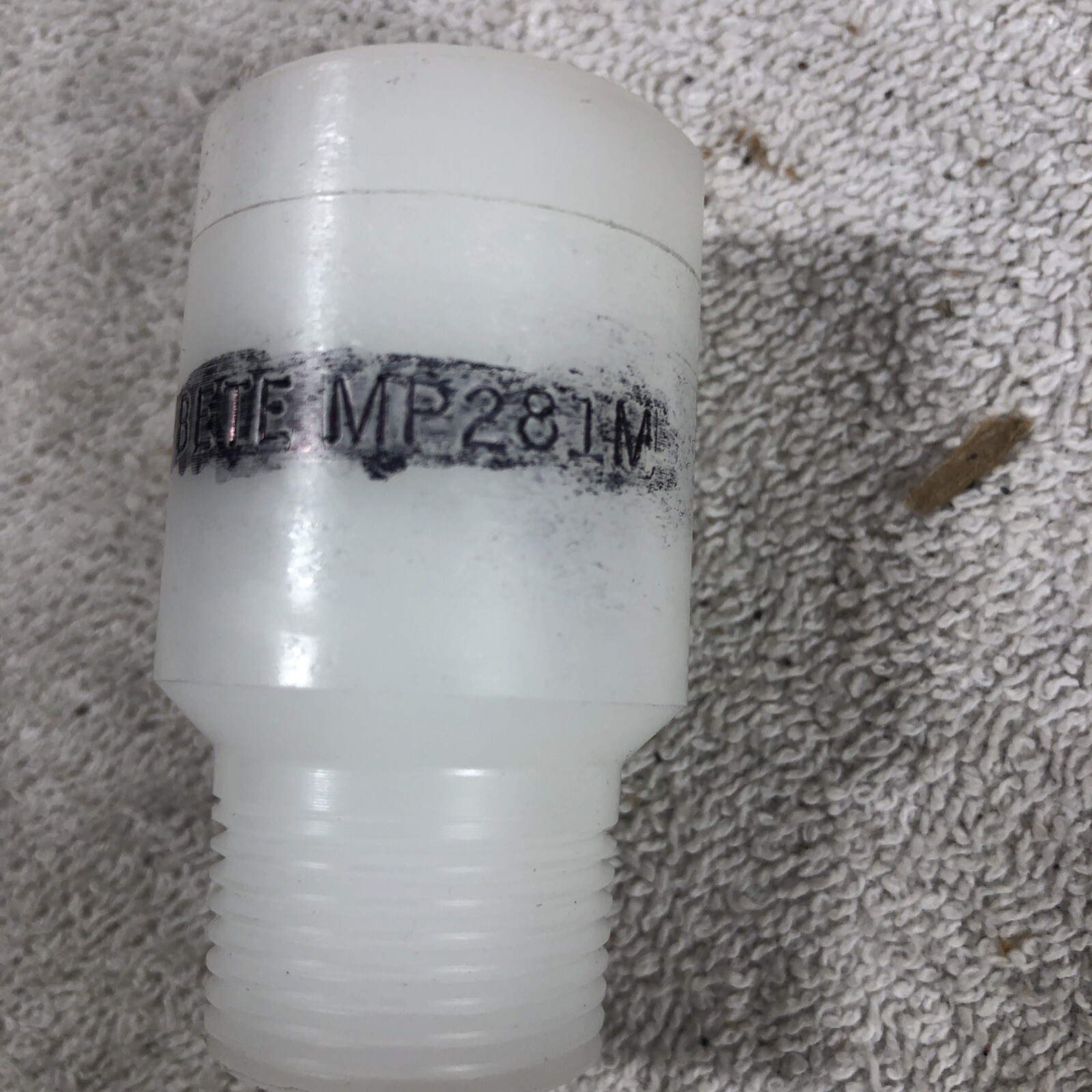 Lot of 4 Bete MP-281M Spray Nozzle Polypropylene Threaded 3/4″ MNPT (4278)