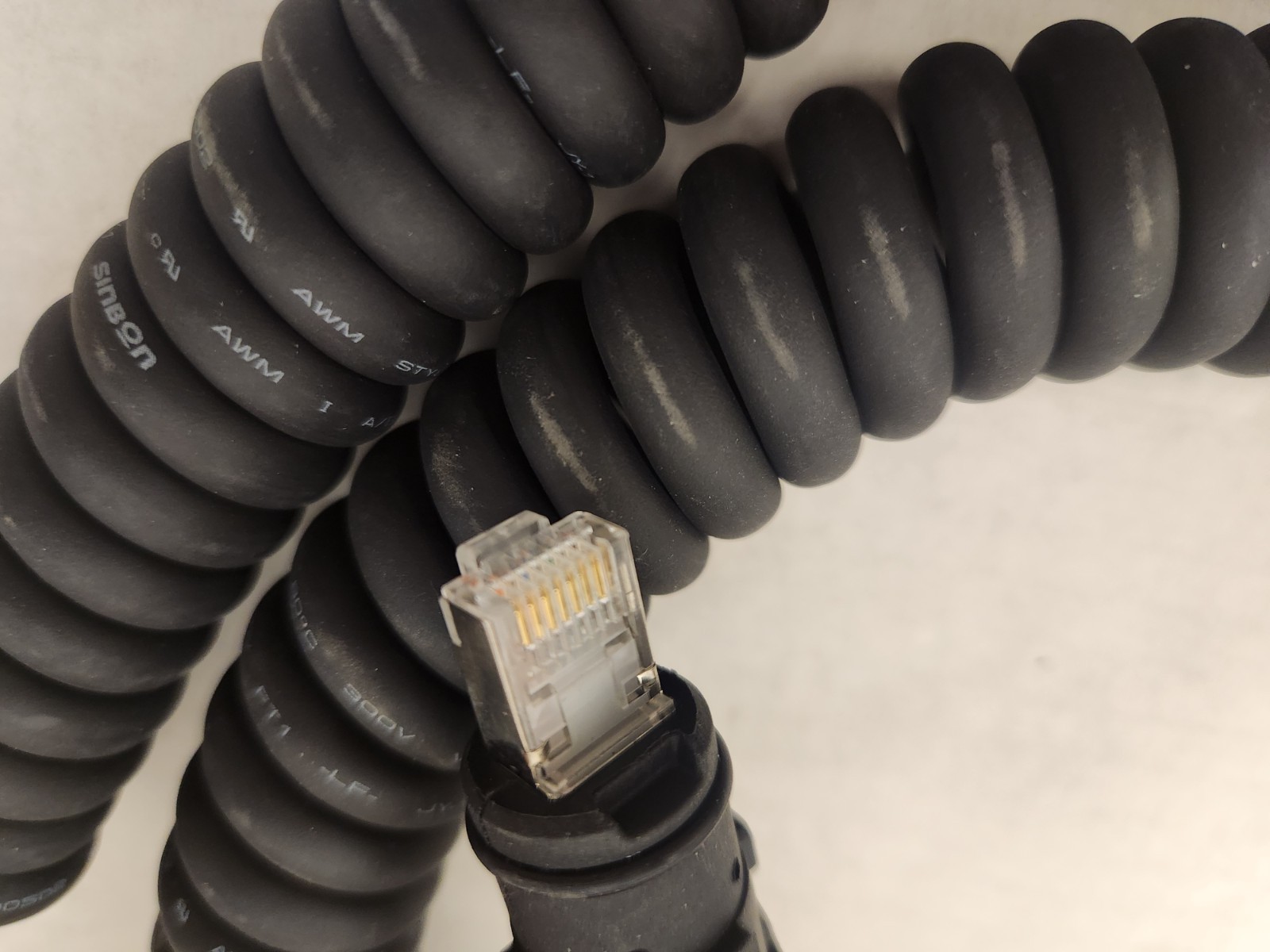 COGNEX NEW in packaging, Ethernet Cable, 5M, Coiled, for DataMan 8700 Reader