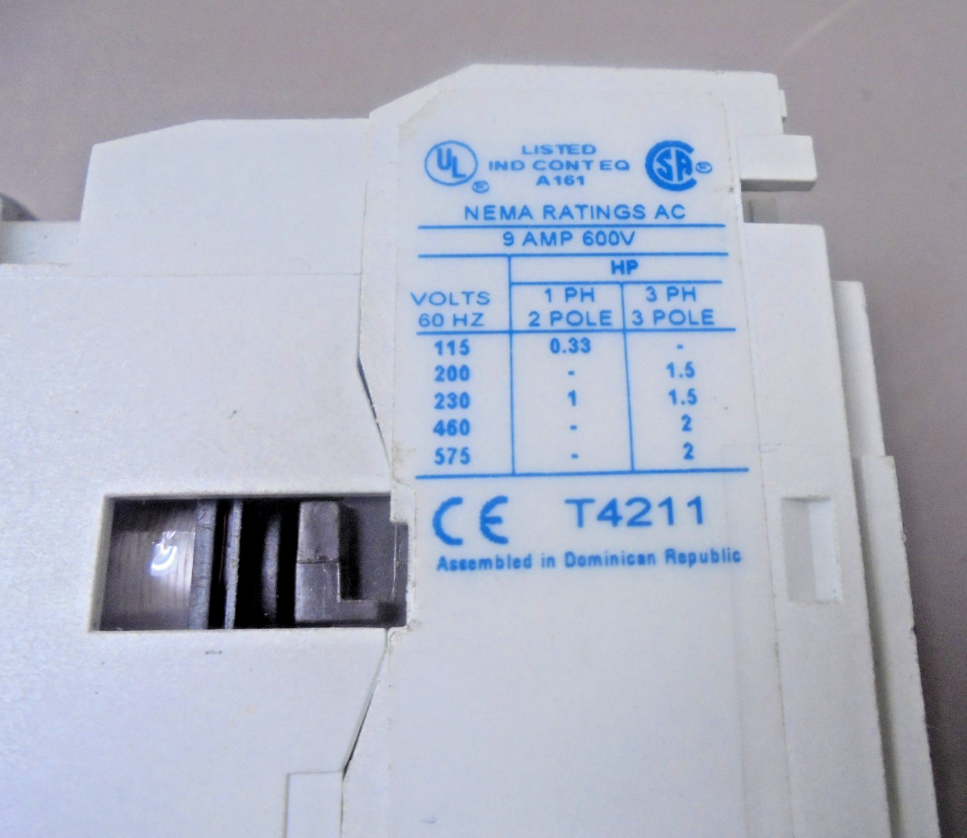 Cutler-Hammer AN19AN0 Motor Control Starter / C440 Relay