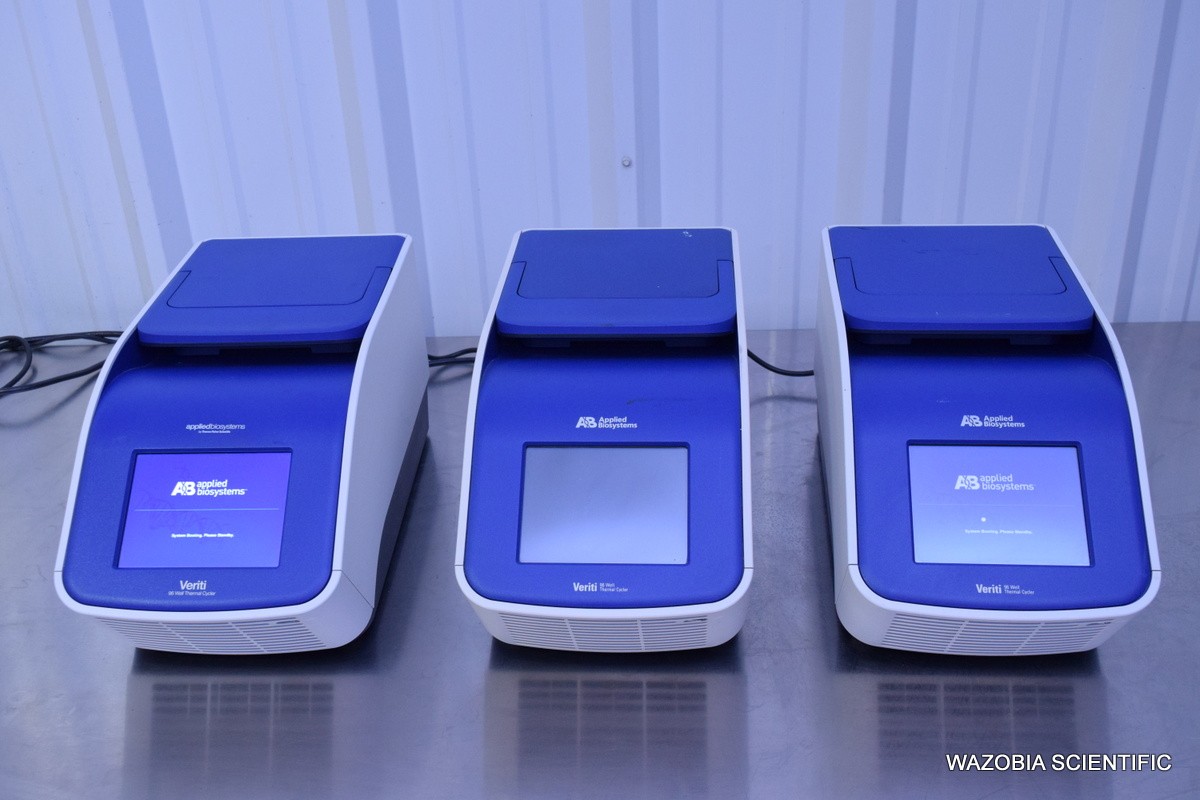 LOT OF 3 AB APPLIED BIOSYSTEMS 9902 VERTI 96 WELL THERMAL CYCLER PCR 4375786