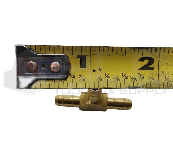 LOT OF 20 NEW PARKER 1/8″ BARBED UNION TEE BRASS