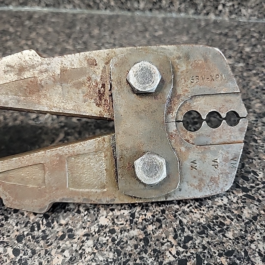 Vintage NICOPRESS 63V-XPM Hand Swaging Tool 63VXPM National Telephone Supply Co.