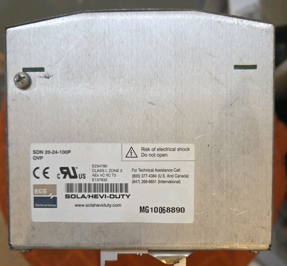 Used Sola Power Supply SDN-20-24-100P