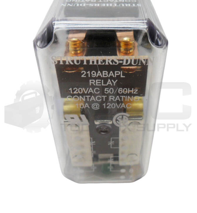 NEW STRUTHERS DUNN 219ABAPL RELAY 120VAC 50/60HZ P199010