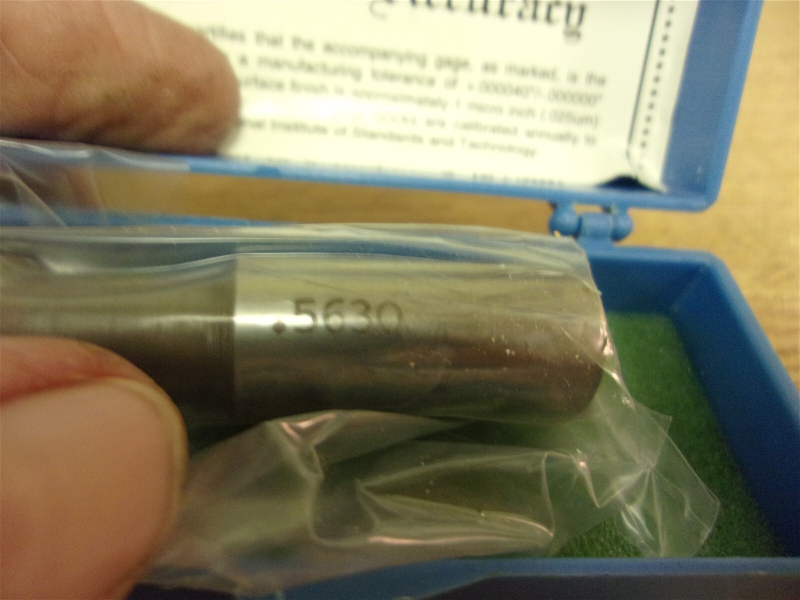 Deltronic .5630 Pin Gage *FREE SHIPPING*